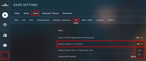 cs2 switch weapon on pick up